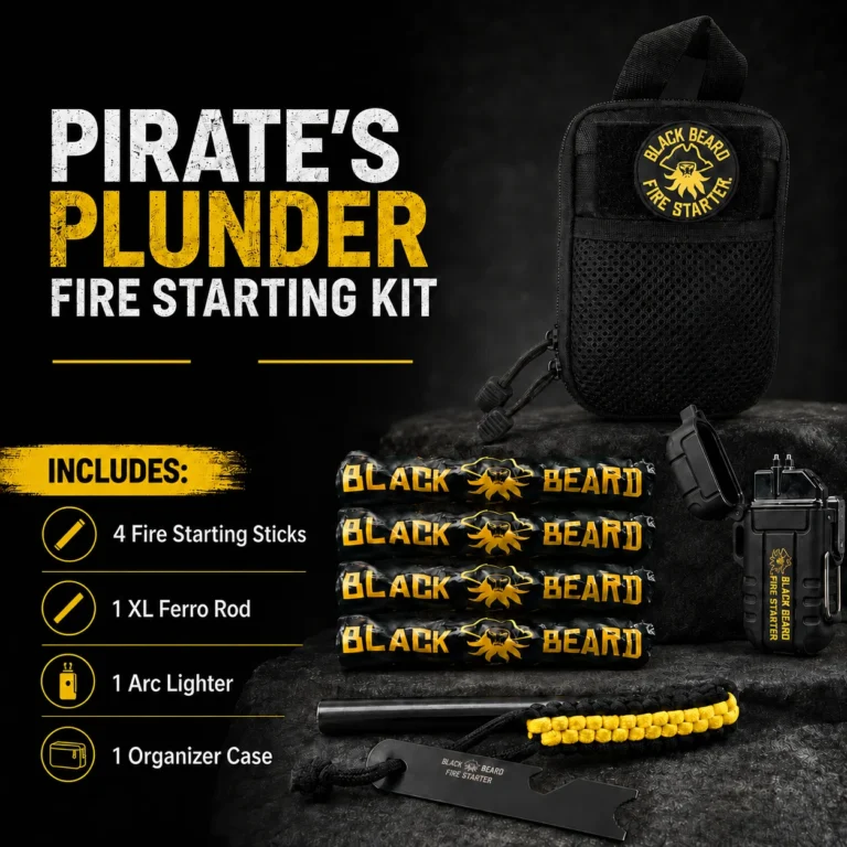 Black Beard Pirate’s Plunder Fire Starter Kit