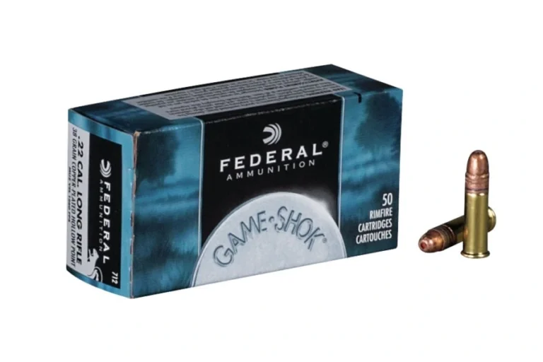 Federal Premium .22 LR, 38-grain copper-plated ammunition